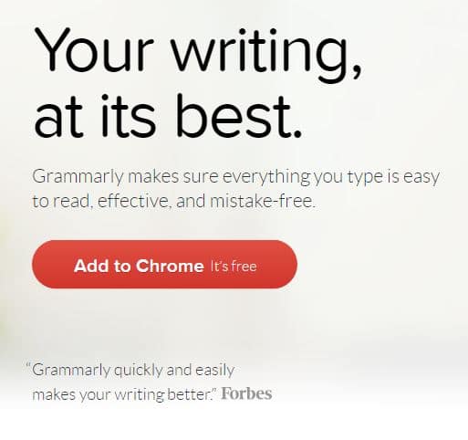 Easy writing for chrome