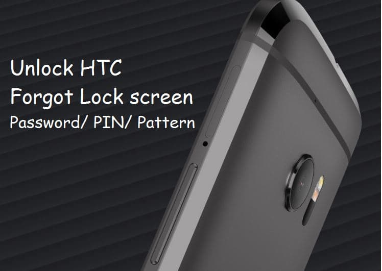 Forgot HTC lock screen Password by reset