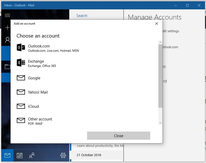 6 Windows Mail app as Outlook Alternatives 2016 2017