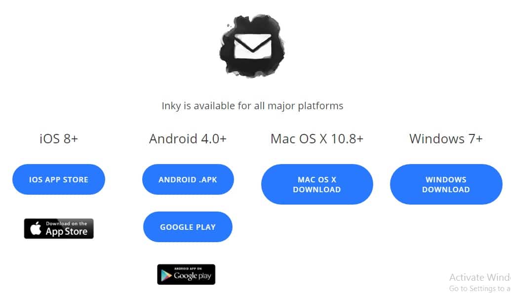 9 inky mail app software for windows PC or Laptop