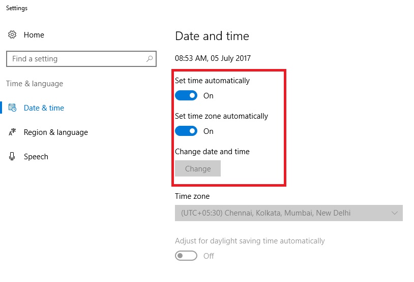 2 Set time or Datetime automatically or manually on window PC Or Laptop