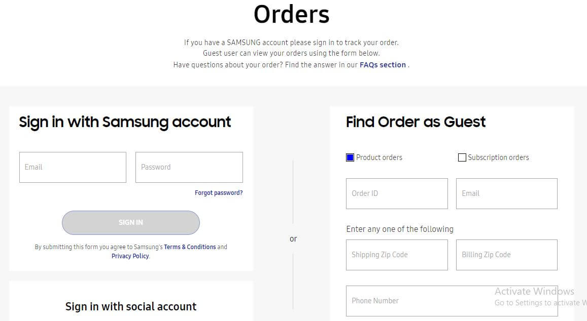Find order Status for your Mobile that has been preordered