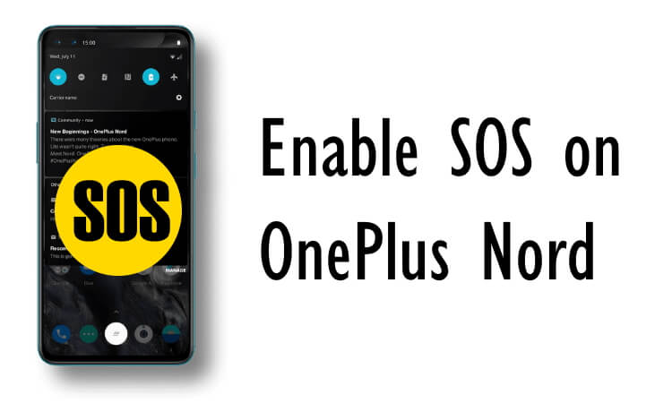 Enable Emergency SOS On OnePlus Nord mobile (1)